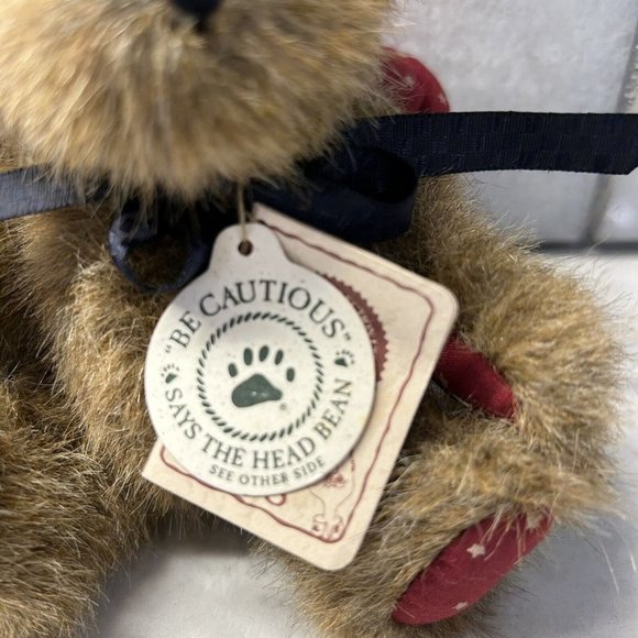 Boyds Bear The Archive Collection Patriotic Betsie 6” Jointed Teddy Bear Plush - Picture 2 of 7